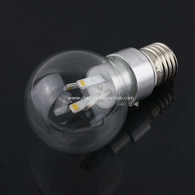 E27 5W 320LM 85-265V Warm White Bright COB LED Lamp Light Bulb