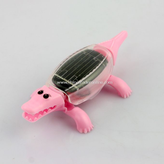 Educational Solar powered Mini Crocodile Toy Gadget Gift from China