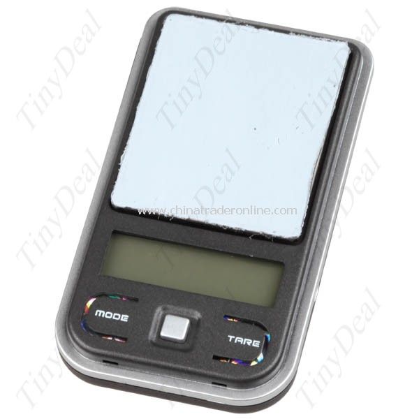 Music Player Shaped Pocket Digital Weighing Balance Scale 100g x 0.01g with Protective Cover& Pouch from China