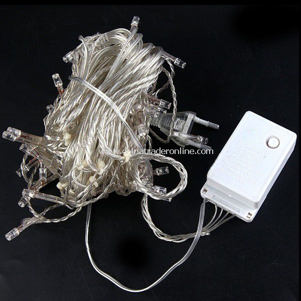 120-LED LED White String Light Festival Lamp for Xmas Christmas Halloween Garden Party (3m)