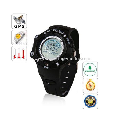 All The Way GPS Tracker Water-resistant Sport Watch Black – Integrated Version