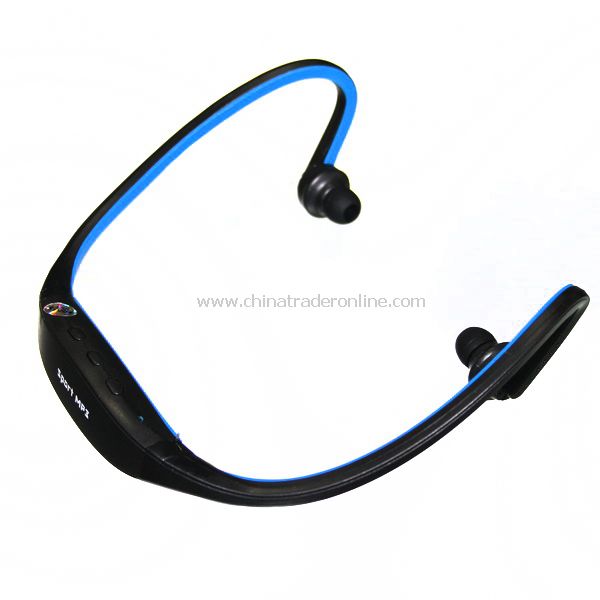 Headset Handsfree MP3 Player 2GB Blue