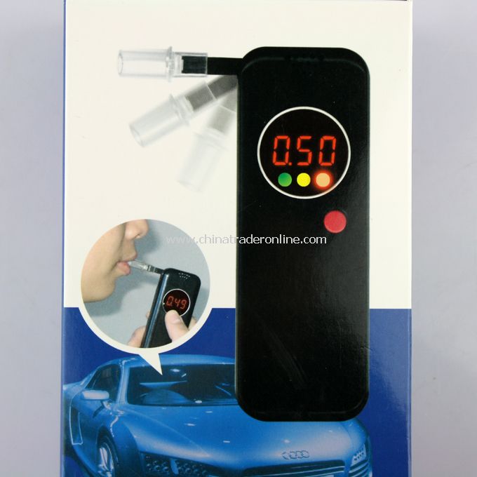 LCD Police Digital Breath Alcohol Tester Breathalyzer
