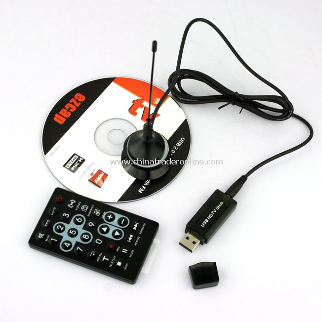 New TV Tuner Stick USB2.0 Digital ISDB-T Receiver with Remote Control Antenna from China