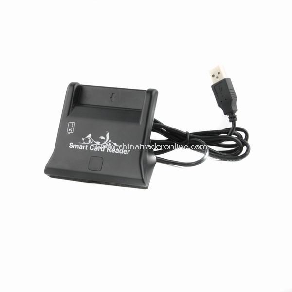 USB 2.0 Smart Card reader with Stand for Laptop PC from China