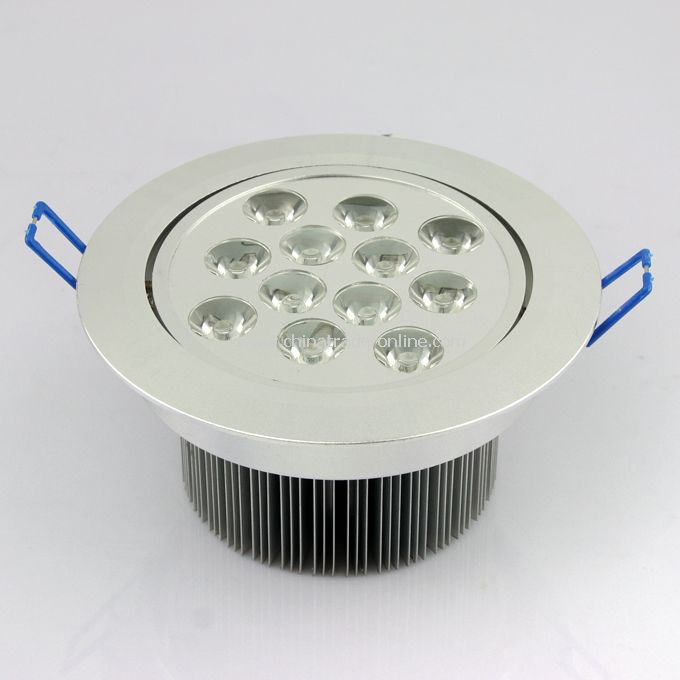 12 LED High Power Ceiling Light Down Recessed Lamp White 85~265V 12W Cabinet