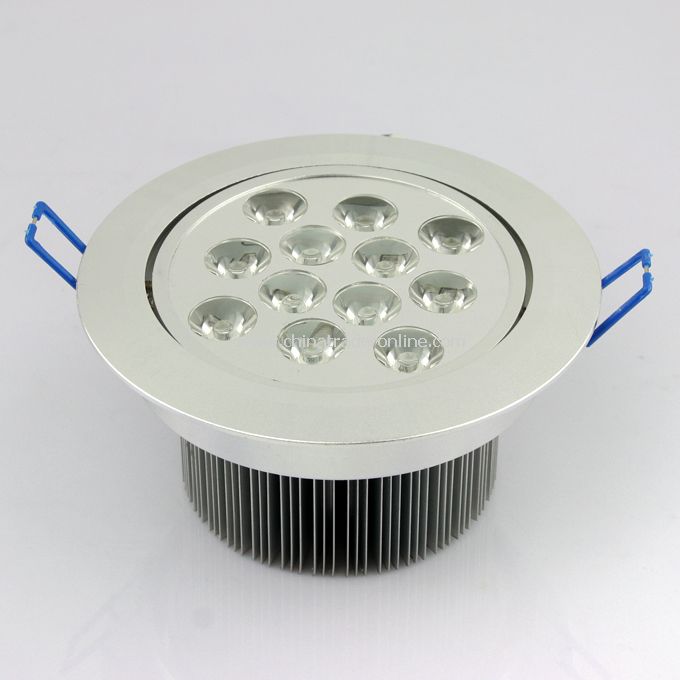 12 LED High Power Ceiling Light Down Recessed Lamp White 85~265V 12W Cabinet from China