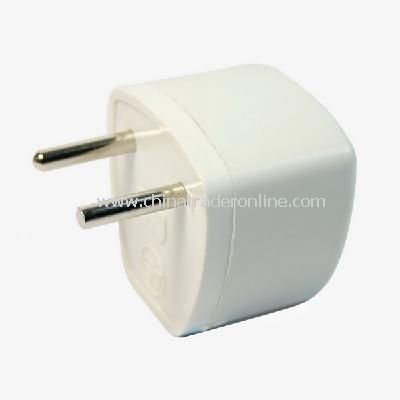 2-pin EU Travel Plug Power Adapter Converter White