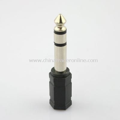 3.5mm 1/8 Female to 6.5mm 1/4 Male Jack Stereo Audio Adapter Converter