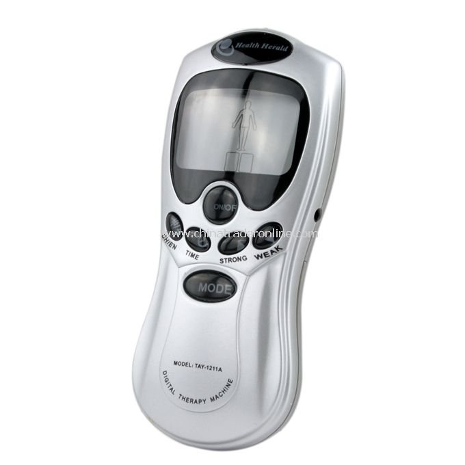 Digital LCD Therapy Acupuncture Body Massager Machine from China