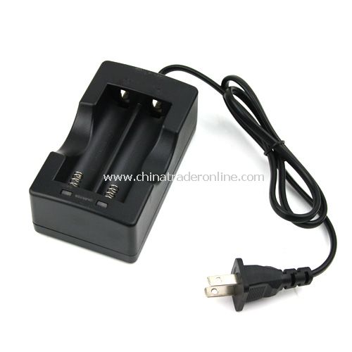 Double Channel 18650 Lithium Battery Charger Flashlight Accessory