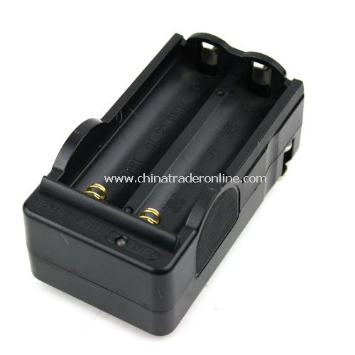 Double Channel Rechargeable 18650 Lithium Battery Travel Charger