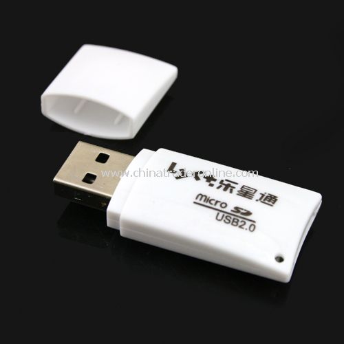 New Micro SD/TF T-Flash USB Card Reader Orange