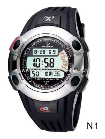 HighQuality Color Block PASNEW LED Water-proof Boys Girls Sport Watch from China