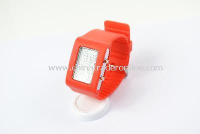 New Fashion Men Womans 4 Colors 31 Flash LED Digital Sport Watch Red from China