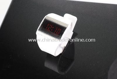 New Fashion Men Womans Flash LED TOUCH SCREEN Sport Watch White