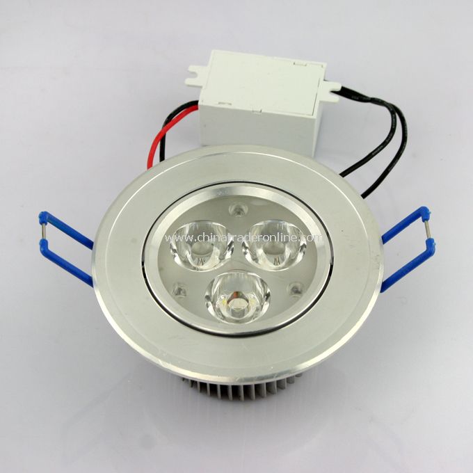 3 LED High Power Ceiling Light Down Recessed Lamp White 85~265V 3W Cabinet from China