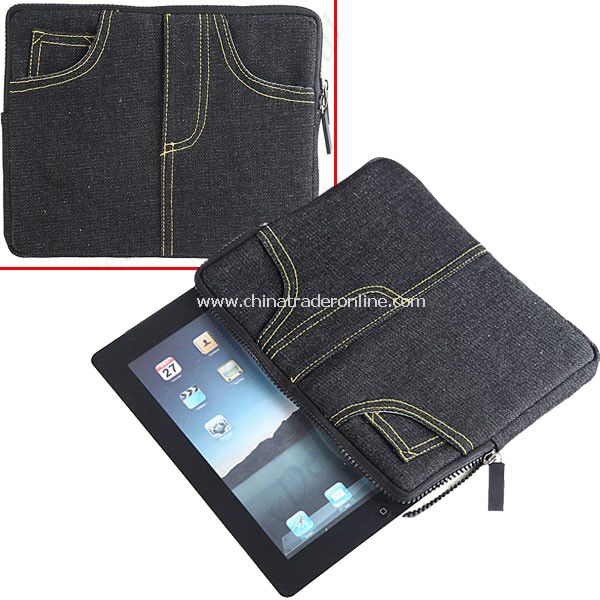 Creative Jean Style Protective Sleeve Inner Bag Case for Apple ipad Tablet PC from China