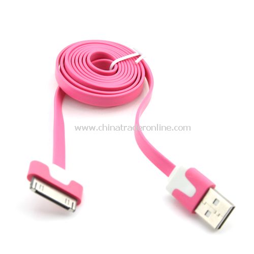 Double color pink data line to iPad iPhone iPod data transmission charging line