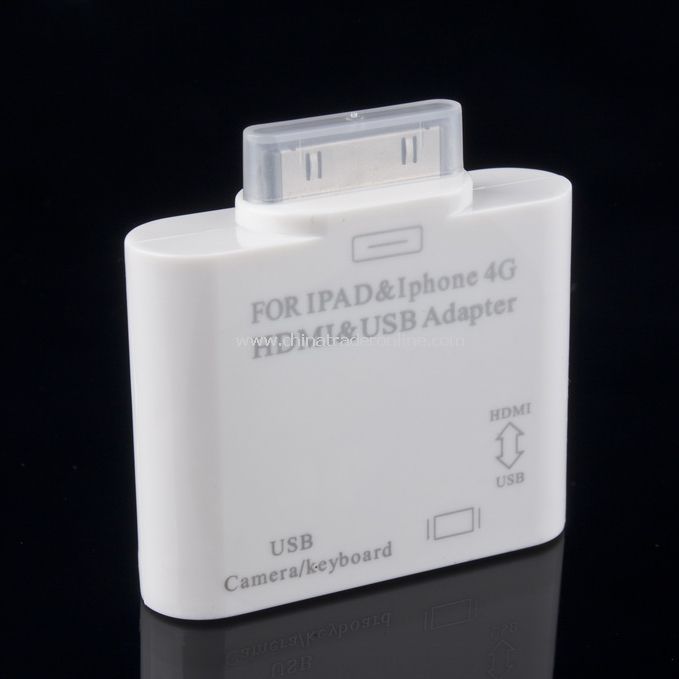 HDMI adapter USB charger AV to HD TV Convert for iPad iPad2 iPad3 iPhone 4 4G 4S