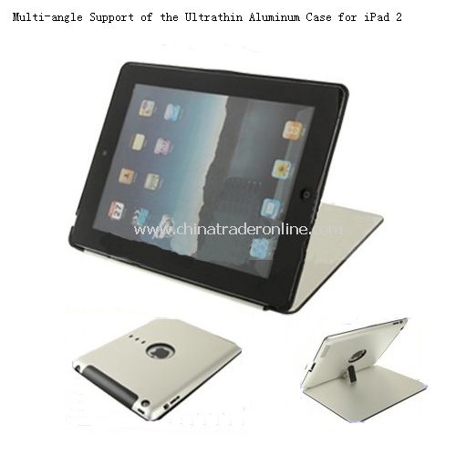 Multi-angle Support of the Ultrathin Aluminum Case for iPad 2