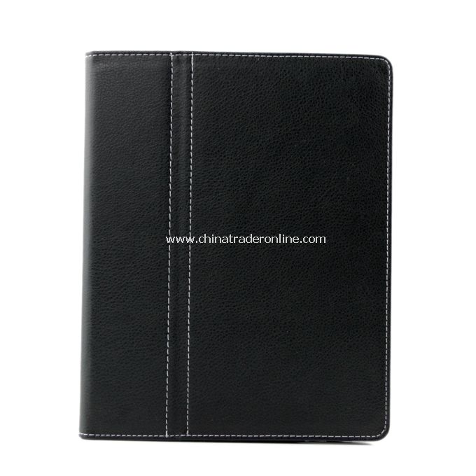 New Folio Magnetic Smart Leather Case Cover for iPad 2 Black