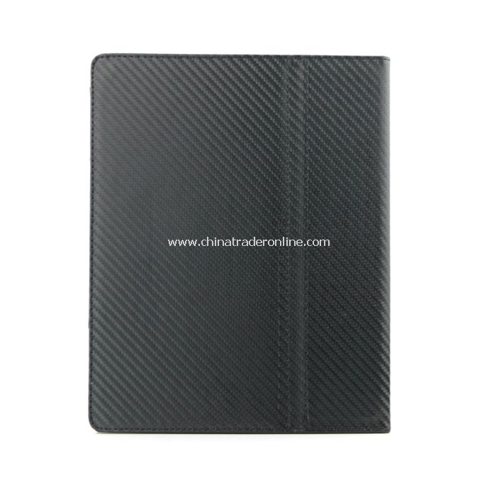 New Folio Magnetic Smart Leather Case Cover for iPad 2 Black
