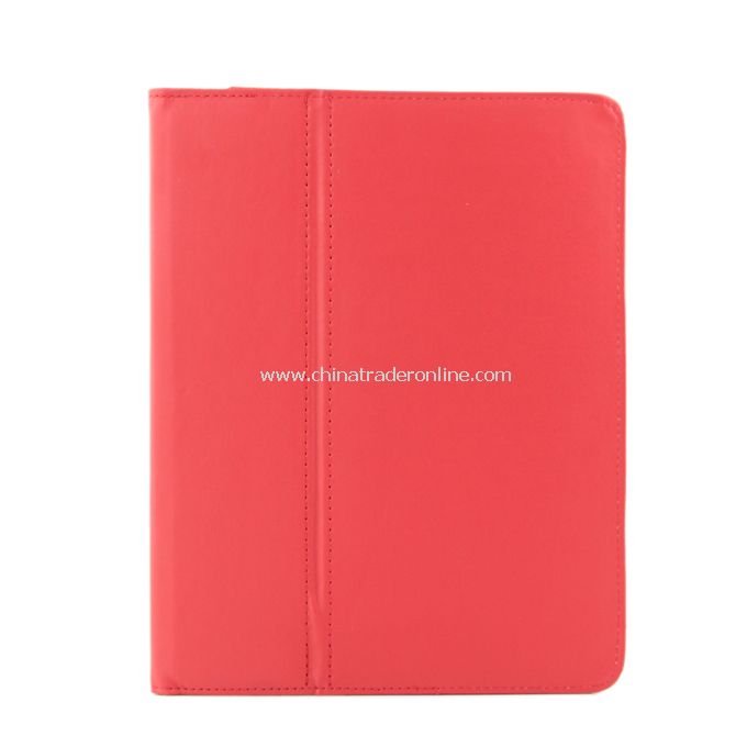 New Folio Magnetic Smart Leather Case Cover for iPad 2 Red