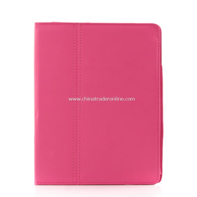 New Folio Magnetic Smart Leather Case Cover for iPad 2 rose Pink