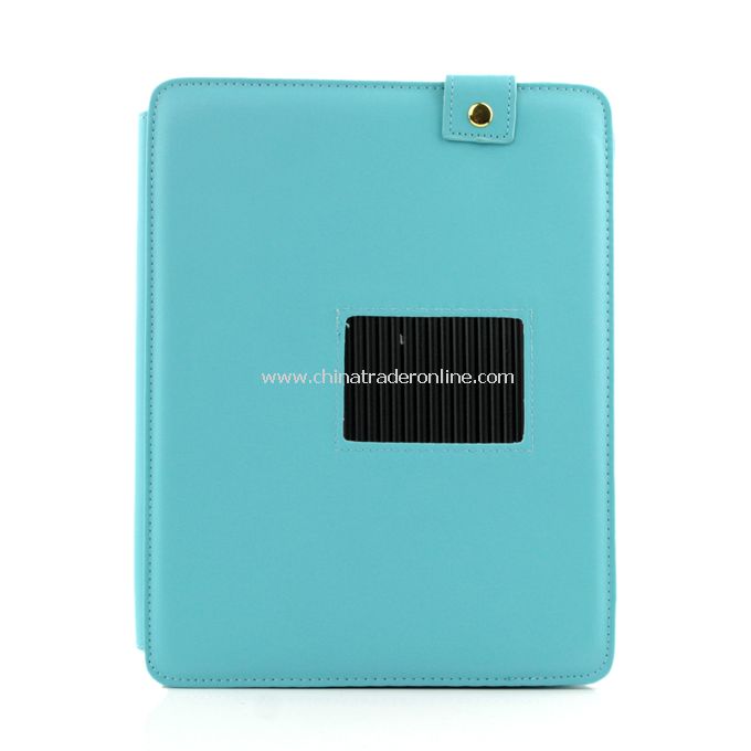 New Magnetic Smart Leather Skin Case Cover for Apple iPad 2 w/ Stand blue from China