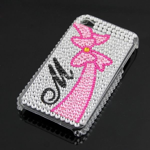 Rhinestone Bling HARD BACK CASE Cover for Apple iPhone 4G 4 New from China