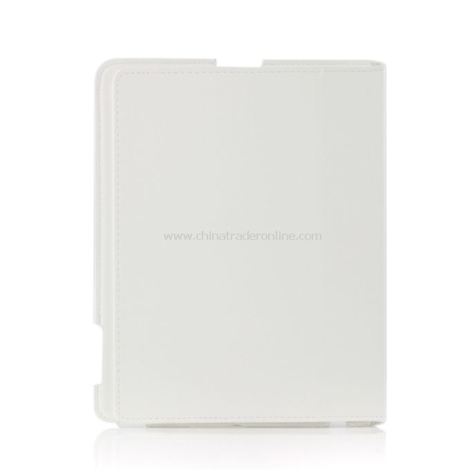 Stylish Ultra Thin Magnetic Smart Leather Case Cover w/ Stand Function for iPad2 White