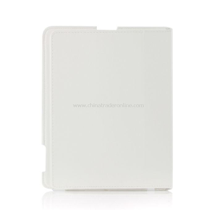 Stylish Ultra Thin Magnetic Smart Leather Case Cover w/ Stand Function for iPad2 White from China