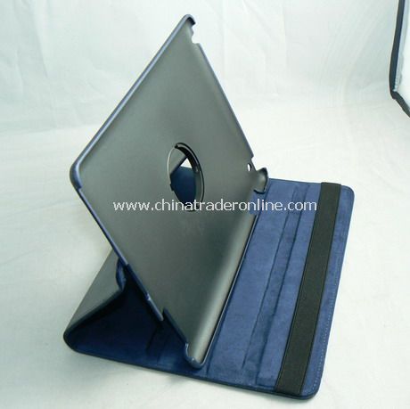 APPLE IPAD 2 LEATHER CASE COVER W/STAND Deep Blue