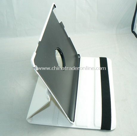 APPLE IPAD 2 LEATHER CASE COVER W/STAND WHITE from China