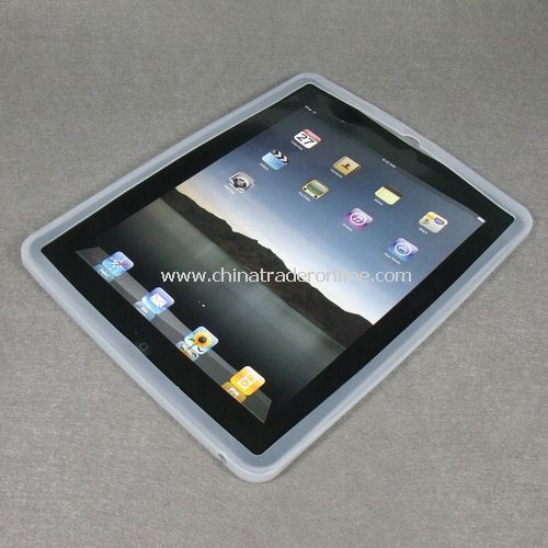 Clear Silicone Back Case Skin Cover for Apple iPad