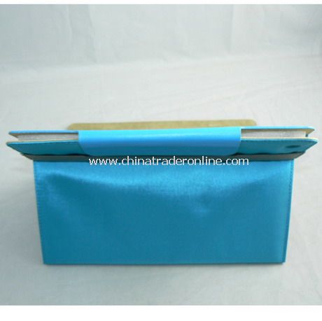 PU Leather Cover Case for iPad 2 BlUE from China