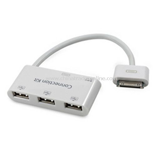 white ipad3 iPad 1/2 the iTouch iphone the 4/4S USB 2.0 the HUB Sync power adapter card reader PC