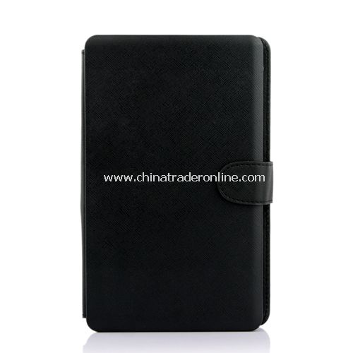 Leather Case with Mini USB Interface Keyboard for 7” MID Tablet PC Black from China