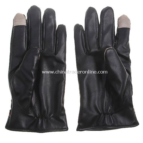 Women Luxurious Leather Electricity Melted Touch Gloves for All Capacitive Touch Devices