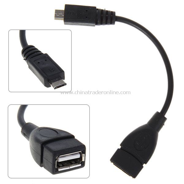 Portable OTG Micro USB Host Connector Cable for Samsung Galaxy S2 i9100/Galaxy Note N7000 i9220