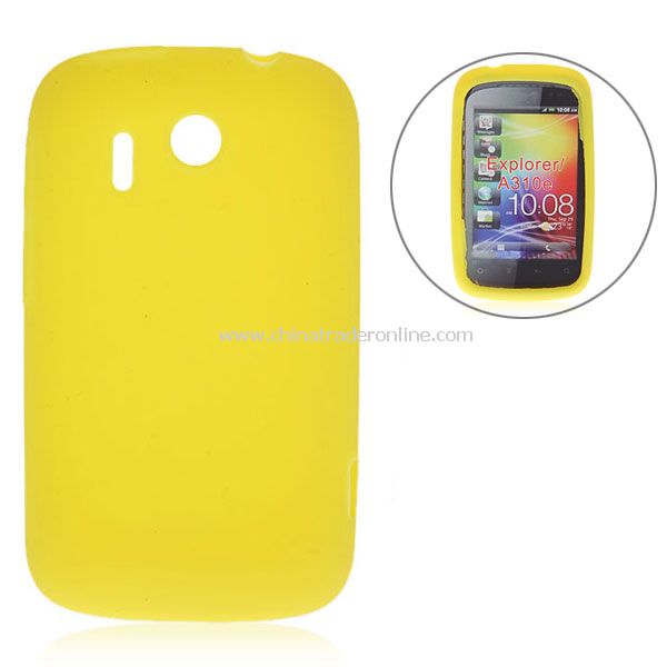 Frosted Soft Silicone Case for HTC Explorer A310e (random color) from China