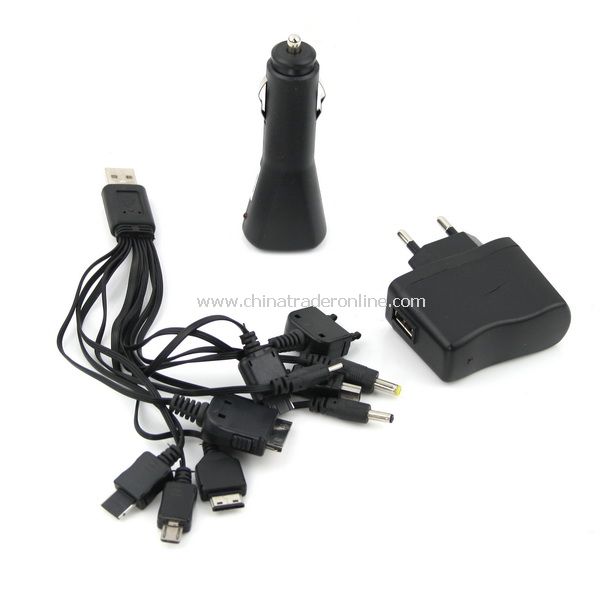 10 in 1 USB Multi-Charger Cable for ipod Nokia LG phone from China