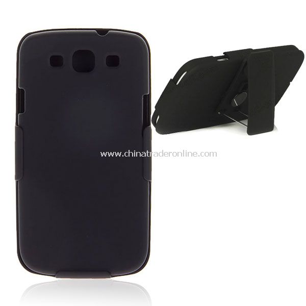 Hard Case + Smart Belt Clip & Stand Bracket for Samsung Galaxy S3 i9300 from China