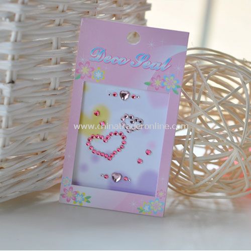 Lovely Cell Phone PDA iPod NDS Sticker DIY New from China