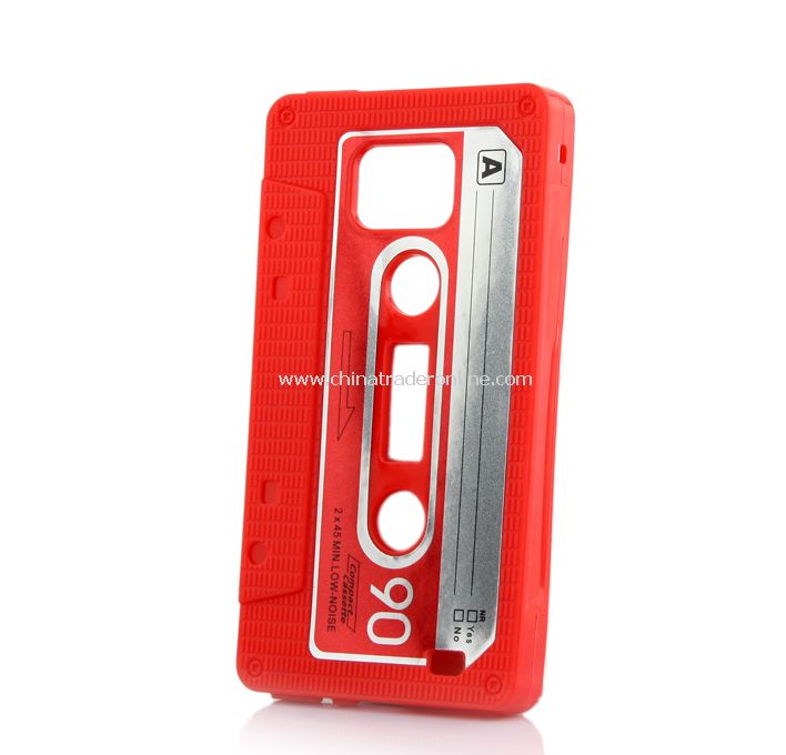 New TPU Cassette Tape Case Cover for Samsung Galaxy S2/i9100