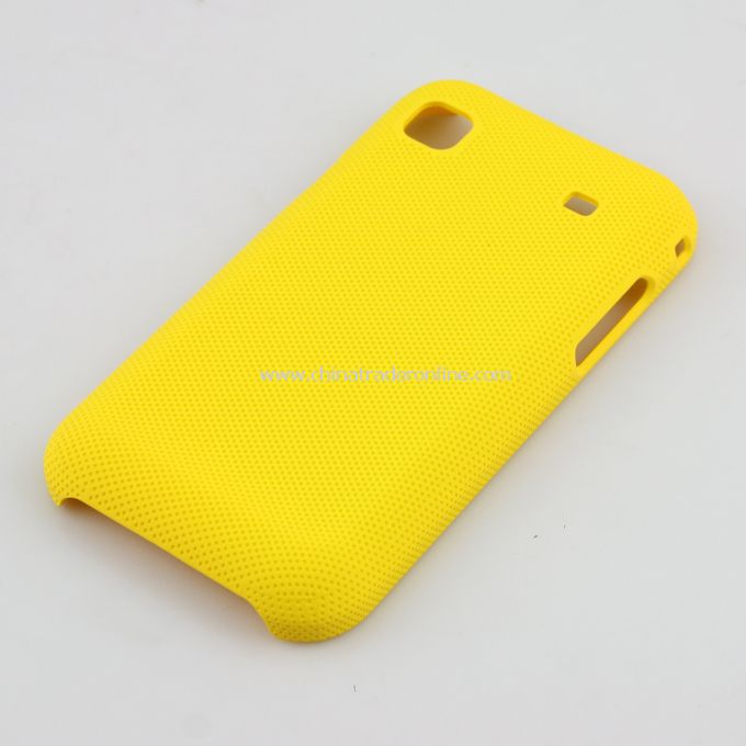 Plastic Hard Case Cover for Samsung i9000 Yellow