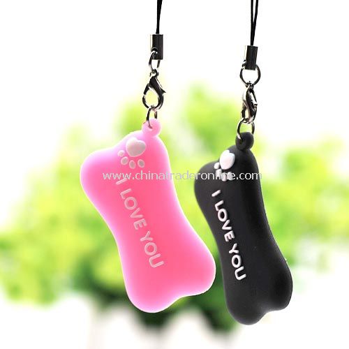 Couple phone pendant of dog bonesrandom color from China