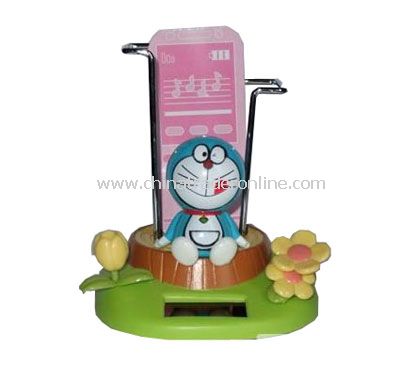 Ding Dong cats with a mobile phone holder solar doll from China