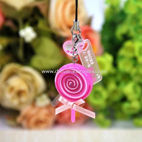 super popular sweetheart love lollipop phone call Flash / pendant random color from China